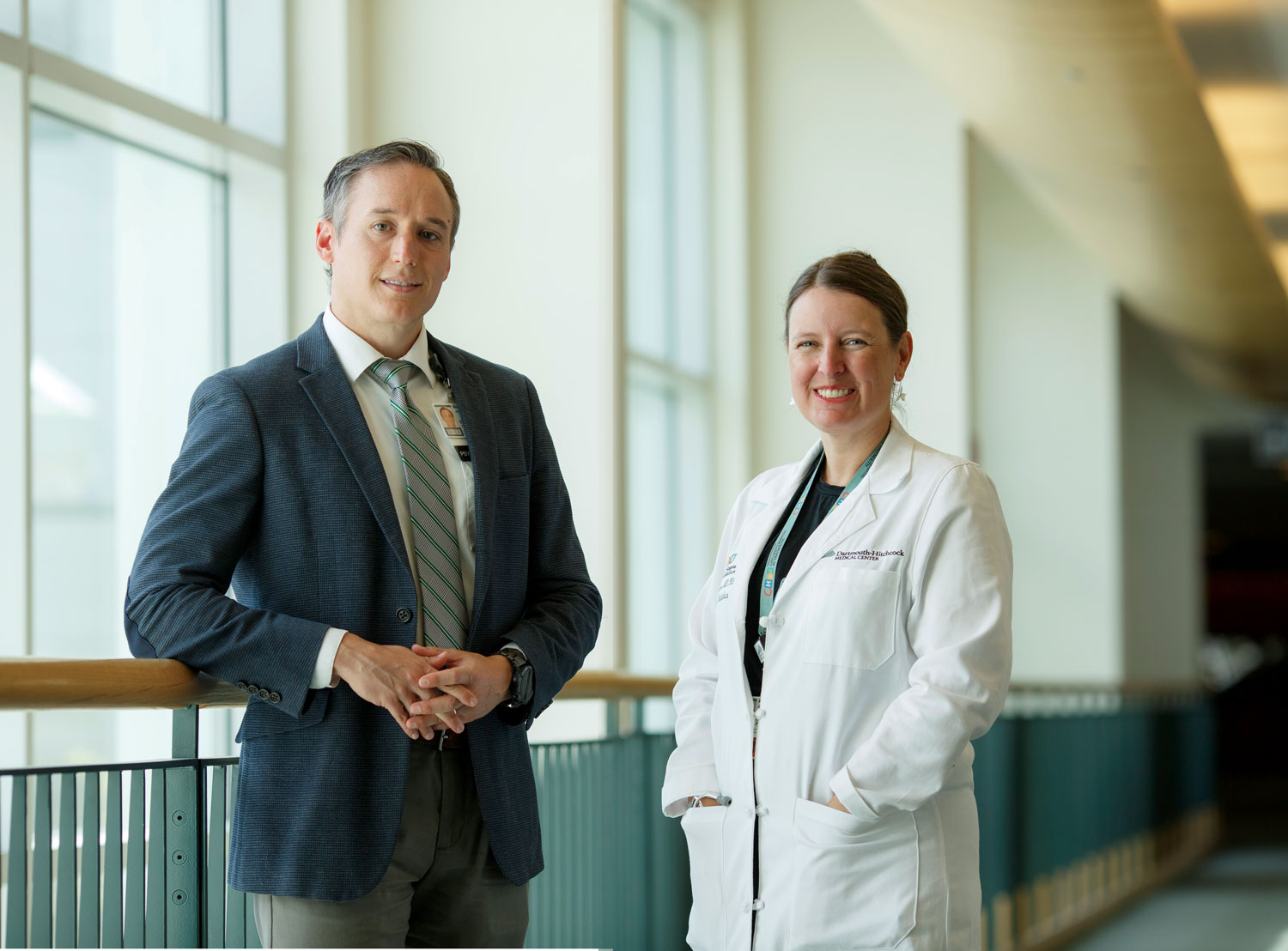 From left to right: Robert Brady, PhD, and JoAnna Leyenaar, MD, MPH, PhD, co-leaders of the I*CARE project.