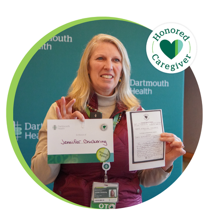Honored Caregiver Jennifer Chickering