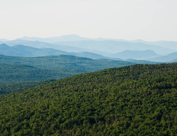 Landscape of mountains