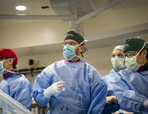 Heart and Vascular surgeons.