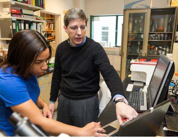 Charles Sentman and student